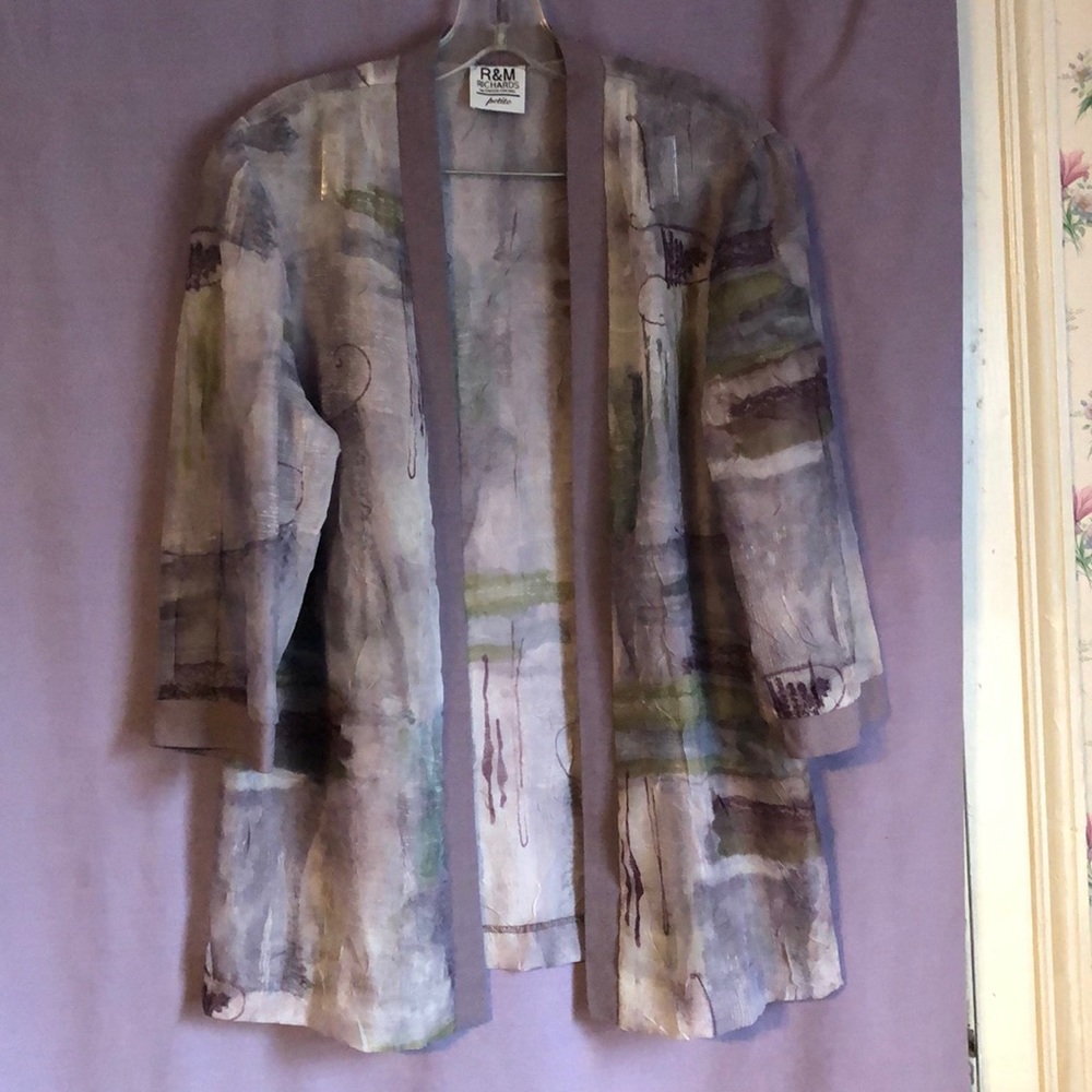 Sheer blazer